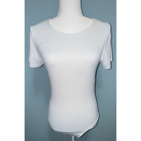 Babaton Womens L Bodysuit Contour Crew Staple Lounge Everyday Timeless Causal - Picture 1 of 9